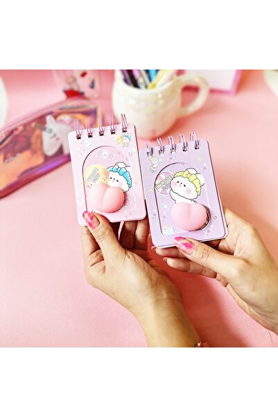 Minnoş Dükkan White Day Moj Moj Telli Not Defteri