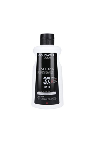 GOLDWELL Developer Oxidant Colorance Boyalar Için Özel 3% 10vol 1000 ml