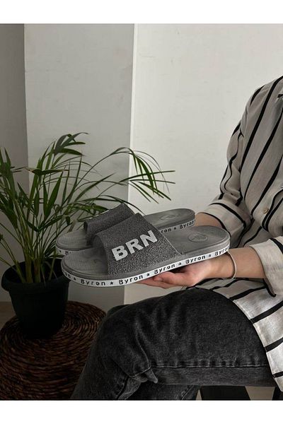 Behtah Kundura Unisex Anatomical Non-Slip Sole Bathroom Pool WC Daily Slippers Brn