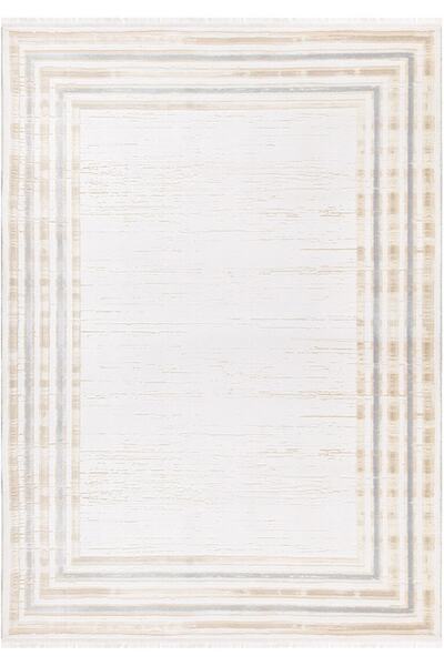 İpek Mekik Halı Gaspara 14953 Yumuşak Dokulu Etnik Ve Modern Desenli Makine D...