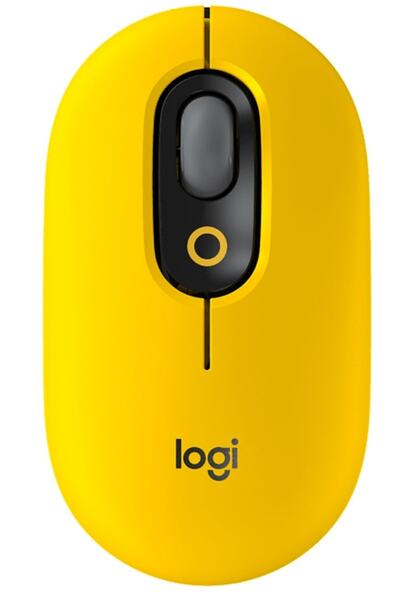 logitech Pop Mouse With Emoji Blast Yellow 910-006546