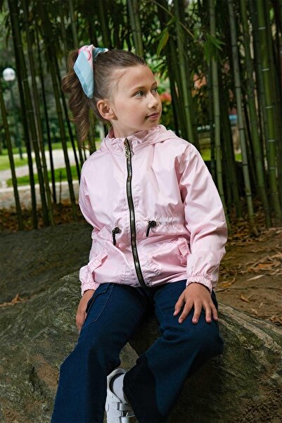 Pina Kids Αδιάβροχο για κορίτσια με κουκούλα Αδιάβροχο 5-14 ετών