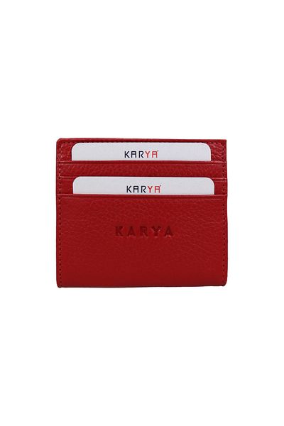 Karya Deri Unisex 100% Genuine Leather Card Holder Wallet 00200