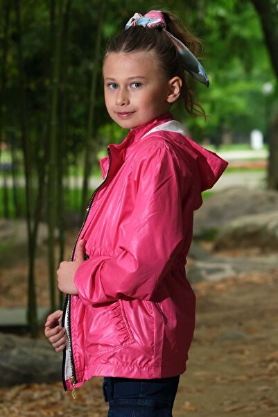 Pina Kids Αδιάβροχο για κορίτσια με κουκούλα Αδιάβροχο 5-14 ετών