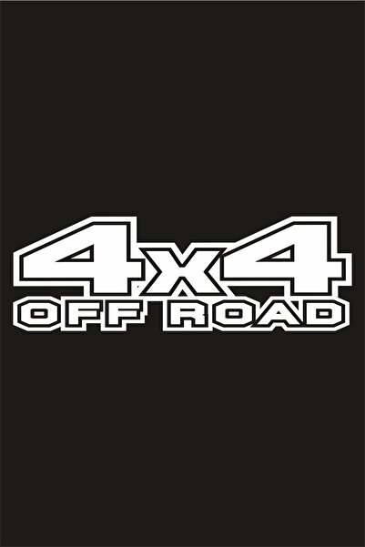 LİPYOS 25x8.5cm Sticker for 4x4 Off Road Vehicle Foil