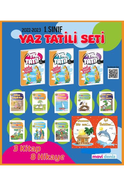 Mavi Deniz Yayınları 1.sınıf Yaz Tatil Seti