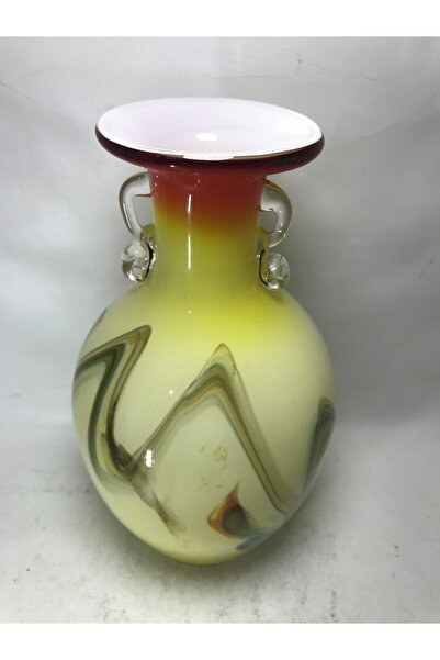 tayfuntufan antika koleksiyon Murano vazo 19,5 cm yüksekliğinde