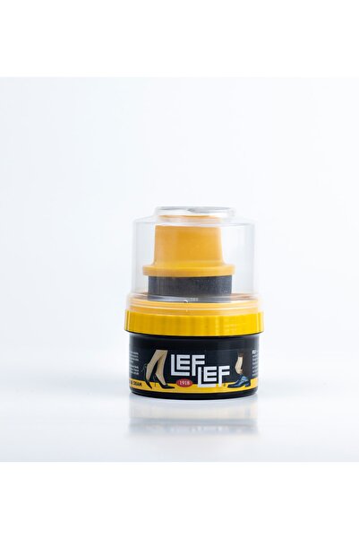 Nuri Leflef Pratik Cilalı Krem Siyah Ayakkabı Bakım Boyası 60 ml