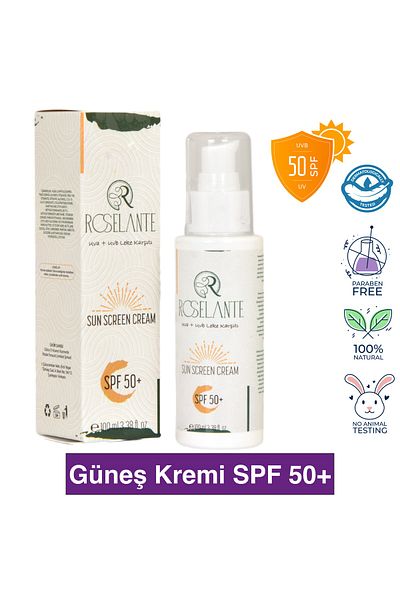 Roselante Sun Screen Sunscreen Spf 50+ 100ml