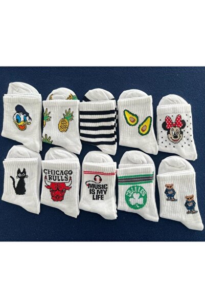 Touz Eyl Pineapple Unisex Білі шкарпетки