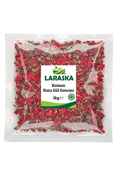 Laraska Tomurcuk Gül - Kuru Gül Goncası (GÜL ÇAYI) - Koyu Kırmızı 1 Kg