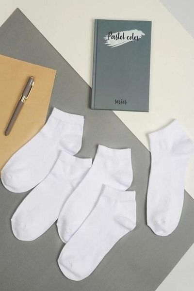 CFNY SOCKS 6 Ζεύγη Οικονομικό Πακέτο Unisex Βαμβακερά αθλητικά μποτάκια Κάλτσες