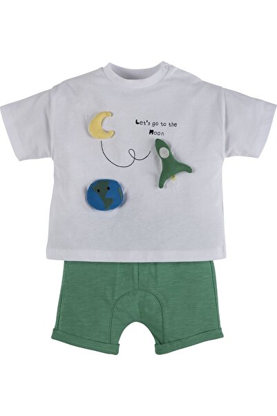 İdilbaby&Mamino بدلة مامينو مطرزة ومفرزة 16449