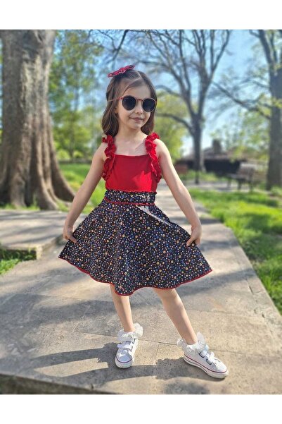 Milon Moda Set de 3 piese: fustă, bluză și cataramă