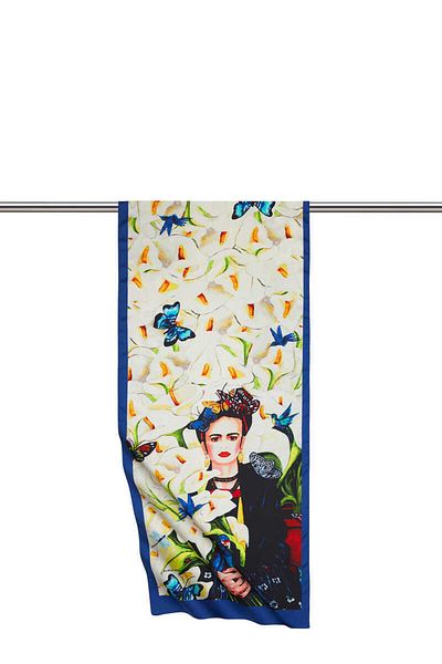Bursa İpek White Silky Scarf