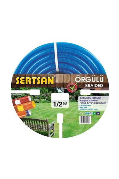 Sertsan Şeffaf Örgülü Hortum 1/2" 25mt