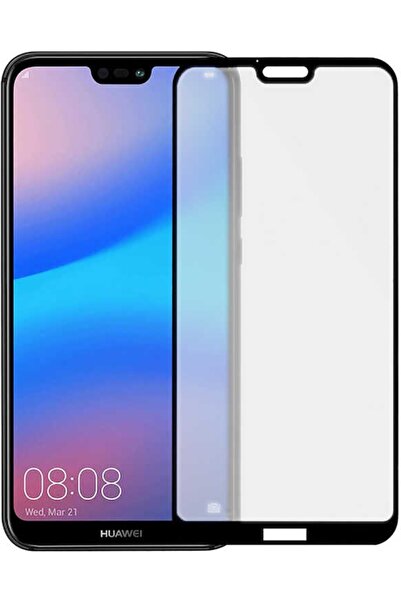 Case 4U Huawei P20 Lite Uyumlu Tam Kaplayan Mat Seramik Ekran Koruyucu Parmak...