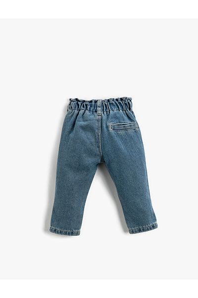 Koton Pantaloni de blugi cu buzunar elastic în talie