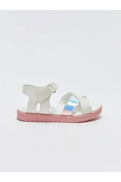 LC Waikiki Κοριτσίστικα σανδάλια LCW STEPS Cross Strap