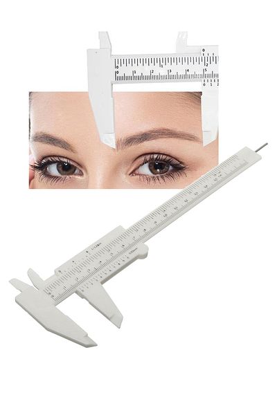 SYS Eyebrow Measuring Caliper Permanent Makeup and Microblading