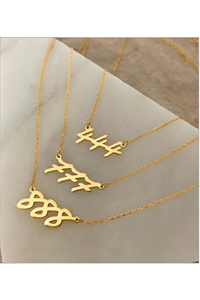 yasin kuyumculuk Melek Sayıları Gümüş Kolye