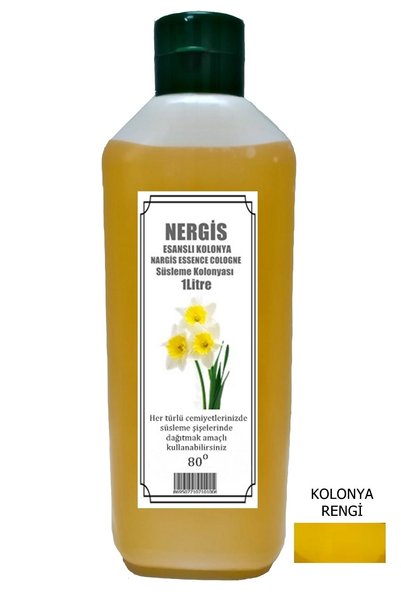 KL Turuncu Reni Nergis Esanslı Kolonya 80 Derece 1 Lt Gelecektir