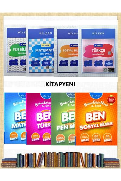 Bilfen Yayıncılık 4. Sınıf Bilfen Ben Mat-türkçe-fen-sosyal Ve Soru Bankası 8...
