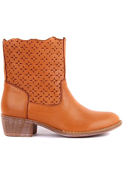 SailLakers - حذاء صيفي بدون سحاب من الجلد باللون البني 105-2593-VENUS