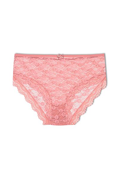 HNX 2 Πακέτα Δαντέλα Ψηλόμεση Plus Size Bato Γυναικεία κιλότα