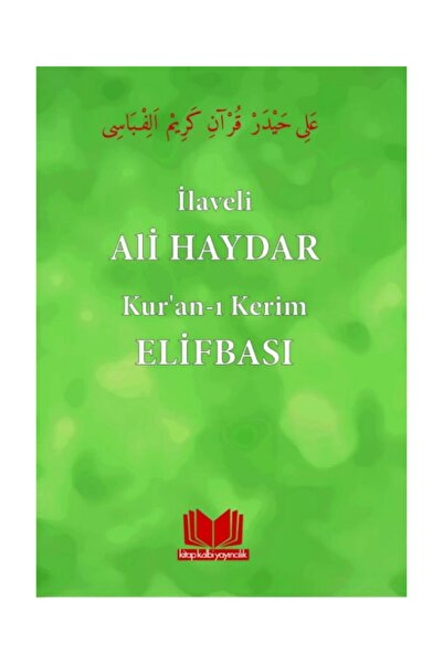 Kitap Kalbi Yayıncılık Ali Haydar Elifbası Ilaveli