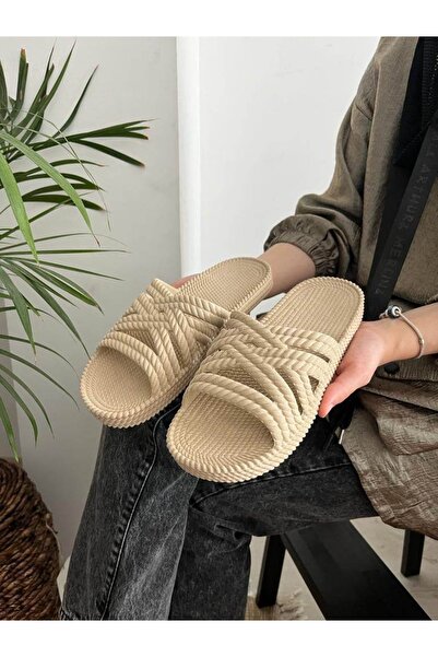 Behtah Kundura Pachet de 3 papuci cu talpă anti-alunecare, moale, flexibili, cu suflare de aer, baie, balcon, plajă, stradă