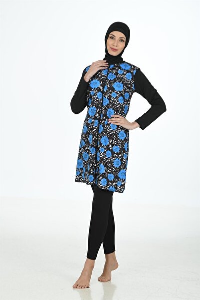 Fantasy Πλήρως καλυμμένο αλεξίπτωτο ύφασμα Hijab μαγιό 3121