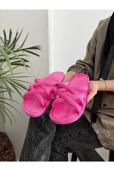 Behtah Kundura 3 Pack Mixed Color Non-Slip Sole Soft Flexible Airblow Bathroom Balcony Beach Street Slippers