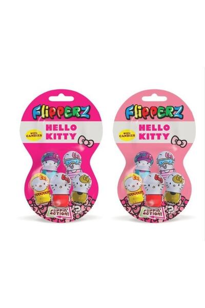 Hello Kitty Flipperz (HACI YATMAZ ŞEKERLEME) Lisanslı Oyuncaklı Şekerleme Ava...