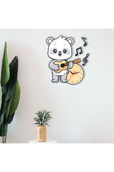 CajuArt Decorativ Drăguț Koala Camera Copiilor Ornament Ceas de Perete Din Lemn