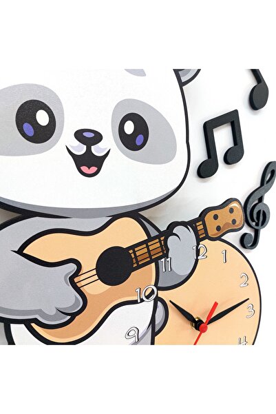 CajuArt Decorative Cute Koala Children's Room Wooden Wall Clock Ornament