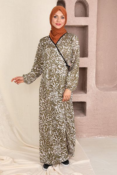 Kutay Collection Γυναικείο φόρεμα προσευχής με σχέδιο Paisley