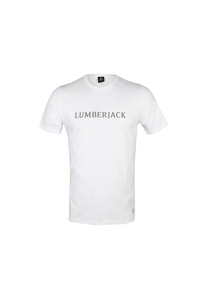 lumberjack Ανδρικό καθημερινό μπλουζάκι 3m Ml Aleron 11ct1324 101363536   Λευκός