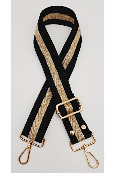 angel çanta aksesuar Coloana Poliester 120x4 Cm Culoare Neagra Argintiu Auriu...