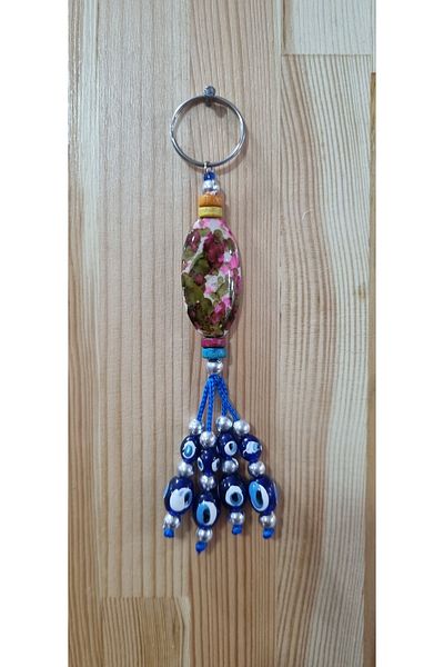 erdoğan hobi Keychain Charm Charm Evil Eye Ornament Car Ornament Bag Ornament Evil Eye Beaded Gift Keychain Mdl6