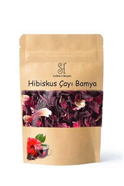 Sultan Hikayesi Hibiskus Çayı Bamya Çiçeği Mekke Gülü %100 Doğal 50 Gr