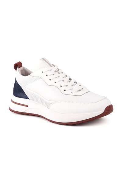 Libero White L4722 Casual Leather Men's Shoes