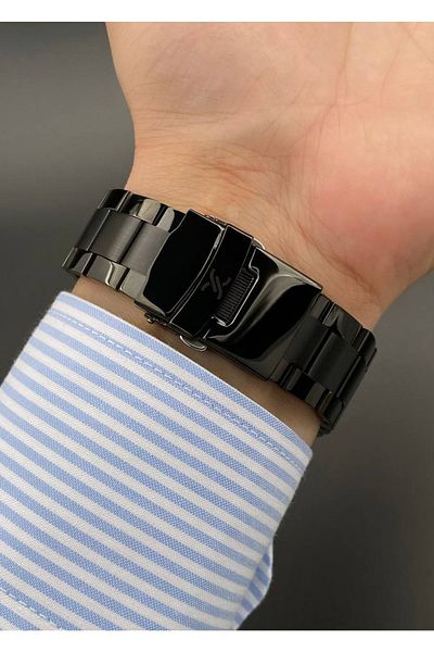 Daniel Klein Black Men's Sleeve 3 Atm Waterproof