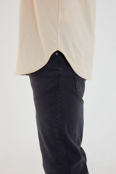 AMAZING CRASH Ανδρικό μπλουζάκι Basic Crew Neck Long Fit με φούστα
