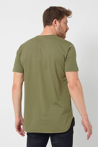 AMAZING CRASH Ανδρικό μπλουζάκι Basic Crew Neck Long Fit με φούστα