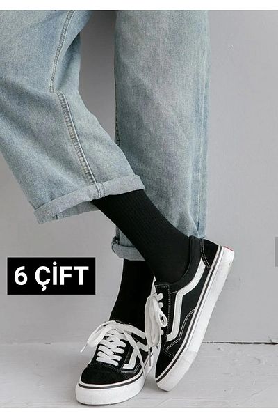 CFNY SOCKS 6 чифта икономичен пакет за мъже и жени унисекс чорапи дълги тенис чорапи цветни шарени колежански чорапи