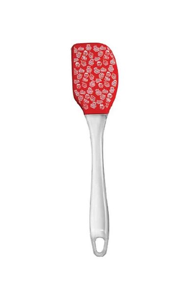 Hyd Patterned Silicone Spatula with Transparent Handle 1 Piece