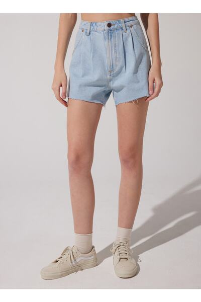 Lee High Waist Comfortable Stone Women Shorts L231063851