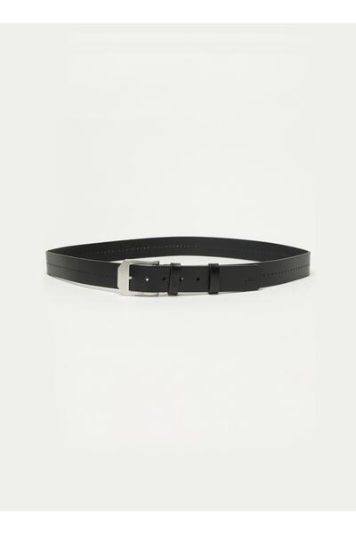 Lee Siyah Erkek T-shirt L231354001_deri Kemer