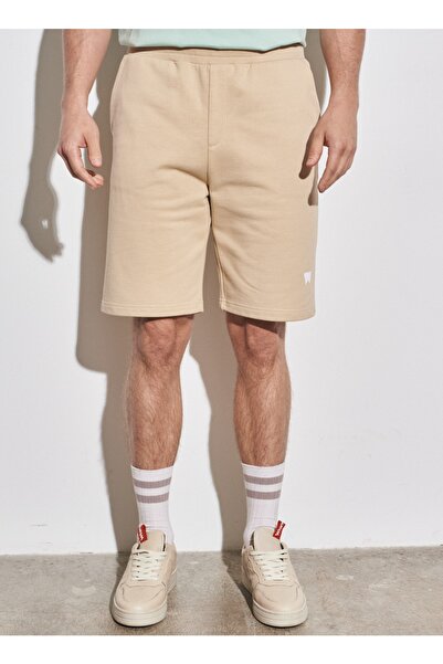 WRANGLER Bej Erkek T-shirt W231354614_sweat Şort
